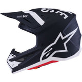 ALPINESTARS SM7 Helmet - Dasher - Matte Black/White - Large 8302226-1121-L