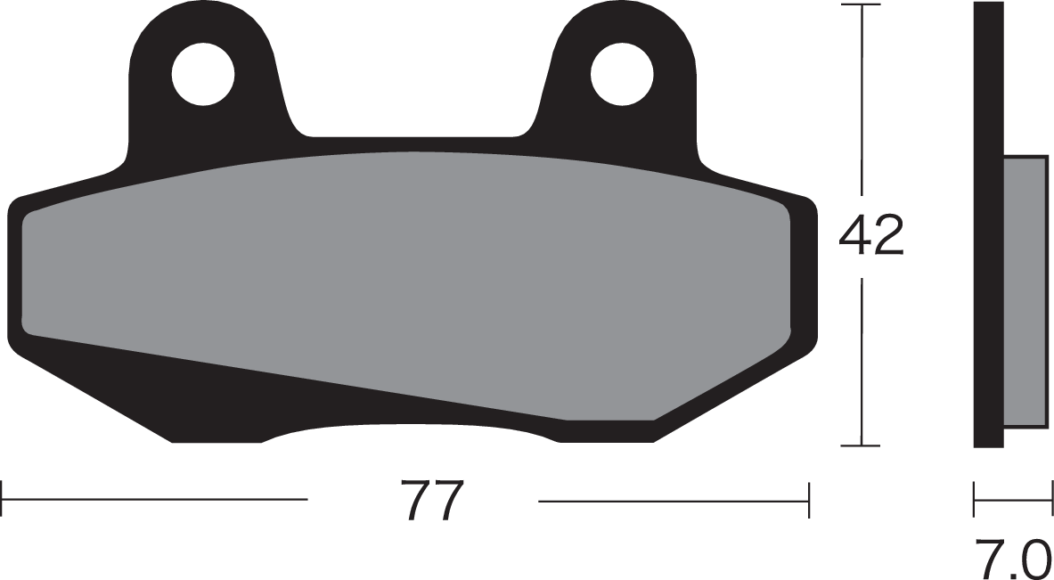 VESRAH Semi-Metallic Brake Pads - VD-131 VD-131