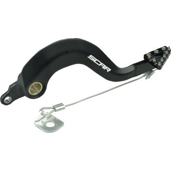 SCAR Brake Pedal Yz125/250 Bk RBP101BK