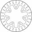 MOTO-MASTER Brake Rotor - Front - Halo 110795-PU
