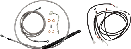 BURLY BRAND Control Kit - Gorilla Ape Hanger - 14" - Stainless Steel B30-1311