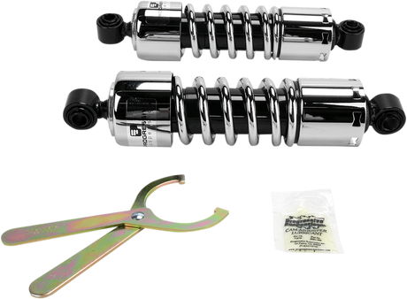 PROGRESSIVE SUSPENSION 412 Series Shock - 11" - Standard - Chrome - Dyna 412-4037C