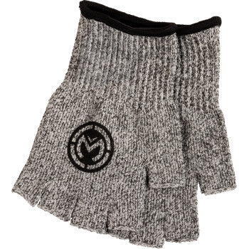 MOOSE OFFROAD Moose Half Finger Glove Liners - Gray - 2XL 3330-8364