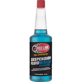 RED LINE SYNTHETIC OIL Extralight Suspension Fluid - 2.5wt - 16 US fl oz.  91112