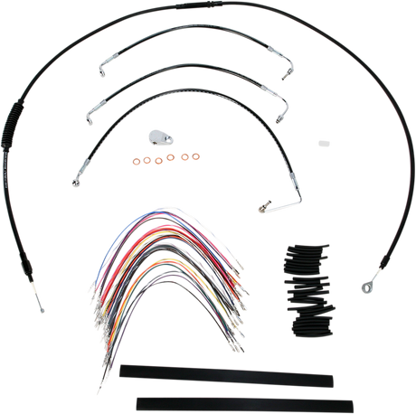 BURLY BRAND Control Kit - 13" Ape Hanger Handlebars B30-1032