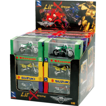 New Ray Toys  Dirt BikeS & ATV Assortment - 1:32 Scale - Multicolor 4 die cast and plastic assorted styles  06227C