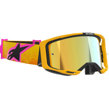 ALPINESTARS GOGGLES Goggle Vision 8 Corp Org/Ylw/Pink Mirror-Gold 5101625-4005