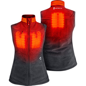 GERBING HEATED CLOTHING Women's 7V Thermite Heated Fleece Vest 2.0 - Gray - Large GERTFVST7VWGL