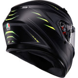 IN STOCK OPEN BOX  AGV Helmet K3 Syth Matte Black/Yellow Fluo Md 2118381004-026-M