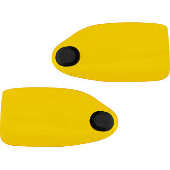 KLOCK WERKS Flare® Handguards - Harley-Davidson Hydraulic Clutch - Yellow KWS-01-0131-HC