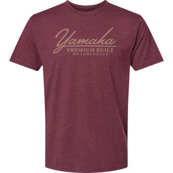 YAMAHA APPAREL Yamaha Racing Premium Built T-Shirt - Maroon - 3XL LEM25S-M39-3X