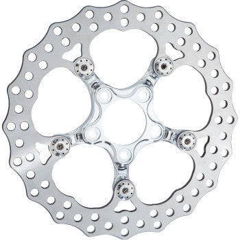 ARLEN NESS Spider Rotor - 12-19/32" - Chrome - Front 300-112