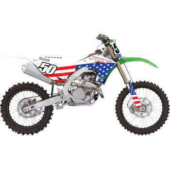 D'COR VISUALS Graphic Kit - USA Kawasaki - KX 250/450 - '19-'24 20-20-200