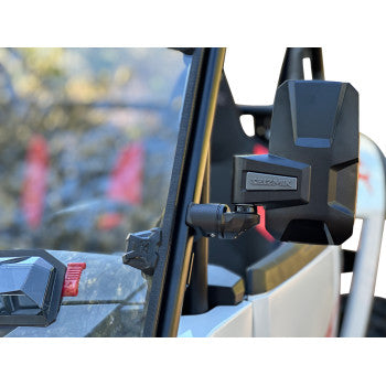 SEIZMIK Mirrors - Embark - Side View - Rectangle - Black - 1.75"/2" ROPS - Pair 56-18114