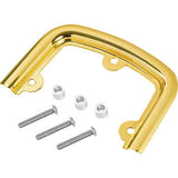 SADDLEMEN Sissy Bar Pad Bracket - Gold 15725GO
