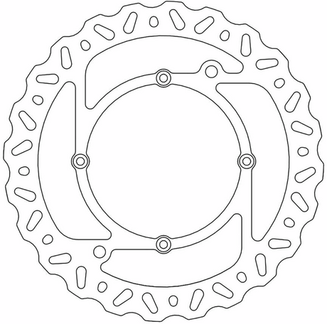 MOTO-MASTER Brake Rotor - Front - Nitro 110404-PU