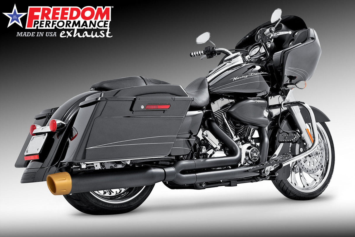 HARLEY TOURING 4" UNION 2-INTO-1 RIGHT-SIDE ONLY 1995-2016