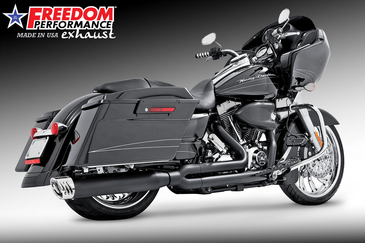 HARLEY TOURING 4" UNION 2-INTO-1 RIGHT-SIDE ONLY 1995-2016
