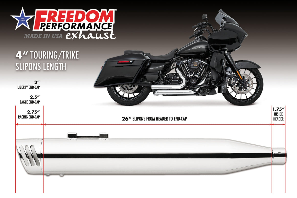 HARLEY TRIKE LIBERTY & EAGLE 4" SLIP-ONS Bundle