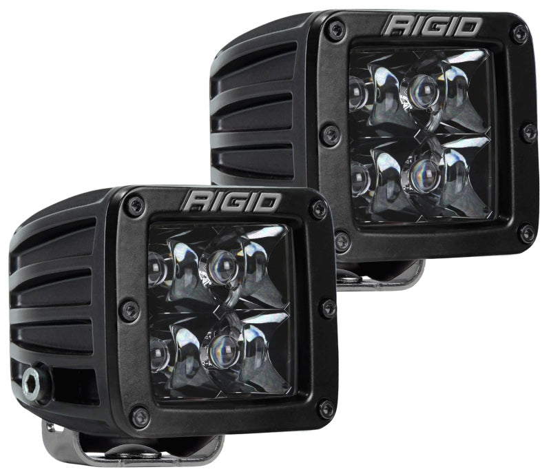 Rigid Industries D-Series Midnight Edition - Spot - Set of 2 202213BLK