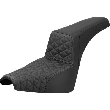SADDLEMEN Step-Up Seat - Tri-Gripper - Black - FXBB/FXST '18-'25 818-30-179