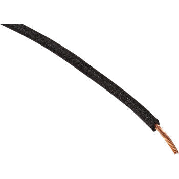 NAMZ 25' Cloth-Braided Wire Spool - 16 Gauge - Black NCBW-0