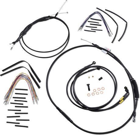 BURLY BRAND Control Kit - 16" Ape Hanger Handlebars B30-1194