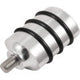 JOKER MACHINE EZ Shift Peg/Brake Pedal - Silver - HD 08-653-4