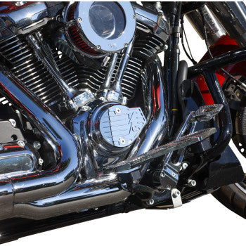 THRASHIN SUPPLY CO. Cam Cover - Gen 2 - Finned - Chrome - M8 TSC-3029-3