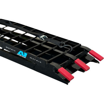 MATRIX CONCEPTS,LLC A1 Arch Folding Ramp - Aluminum - Black - 8' A1-800