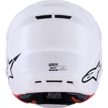 ALPINESTARS SM7 Helmet - Solid - Gloss White - 2XL 8301426-2180-XXL