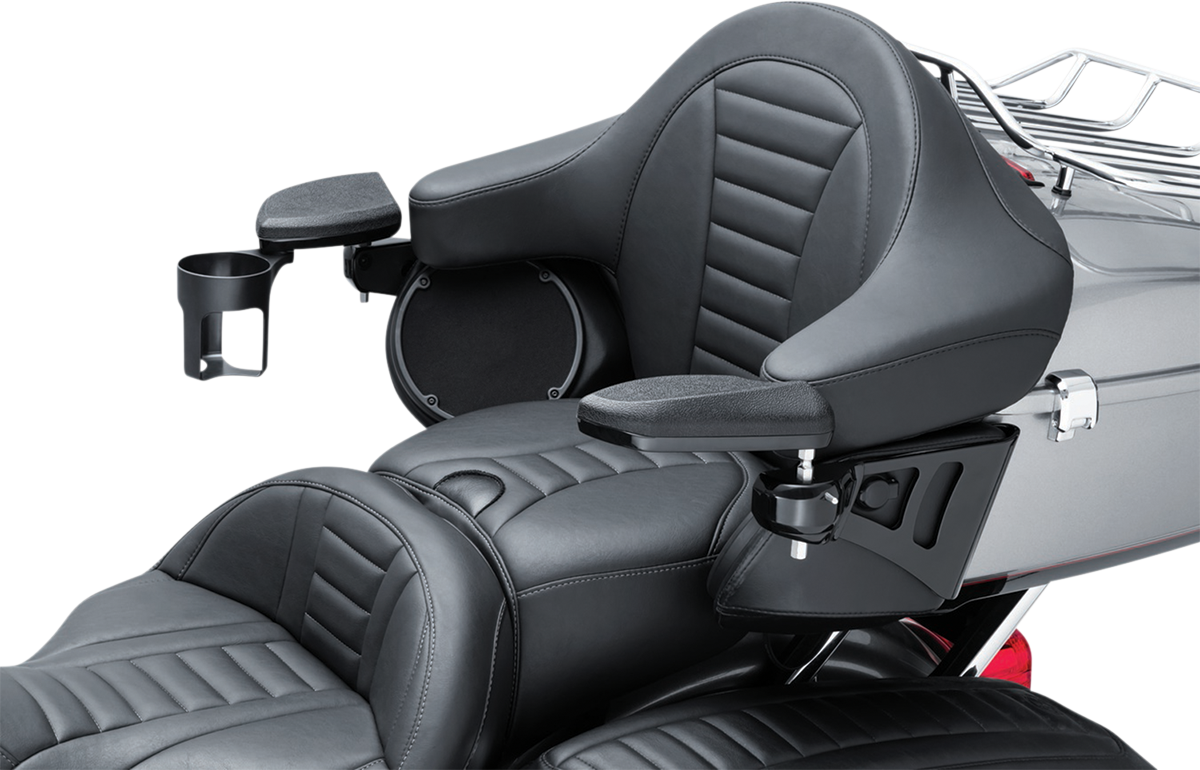 KURYAKYN Passenger Armrests - Black - FLH '14+ 8700
