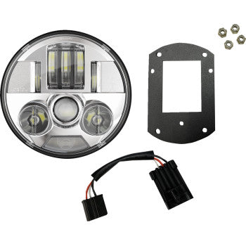 CUSTOM DYNAMICS ProBEAM® Headlight Kit - 5-3/4" - Chrome - FXLRST/FXRST 2022-2024 PB-LRST-c