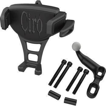 CIRO Phone Holder - Constrictor - Black - Black Offset Perch Mount 50351