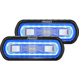 Rigid Industries SR-L Series Surface Mount LED Spreader Pair w/ Blue Halo - Universal 53121
