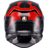 AGV Helmet K7 Glimpse Matte Black/Red Lg 2118399004-015-L
