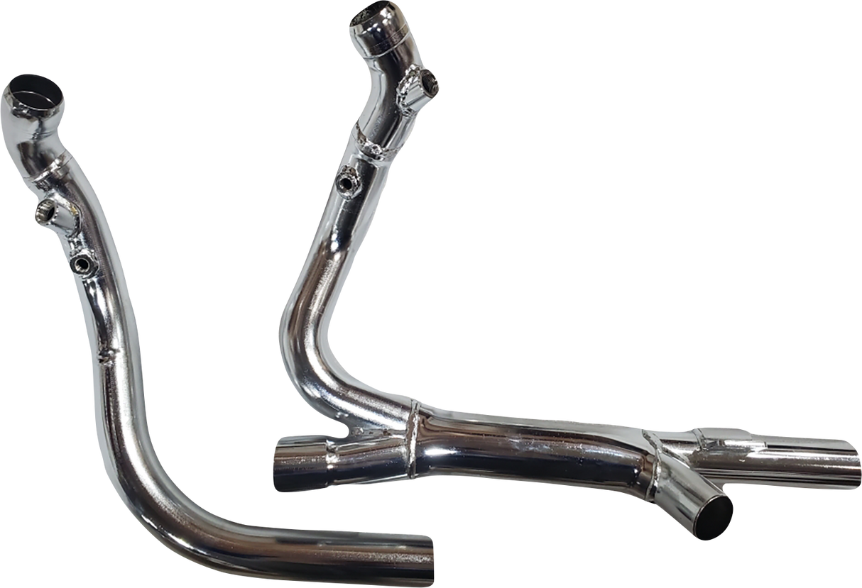 KHROME WERKS Hideaway Header  For '21-'22 Thunderstroke models; works with OEM or aftermarket replacement mufflers. 200200