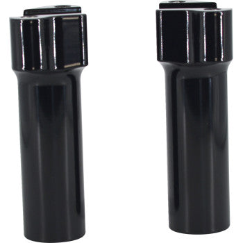WILD 1 Chubby® Billet Risers - 4-1/2" - Gloss Black WO526GB