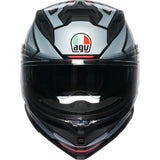 AGV Hlmt K7 Jaeger Bk/Sv Md 2118399004-005-M