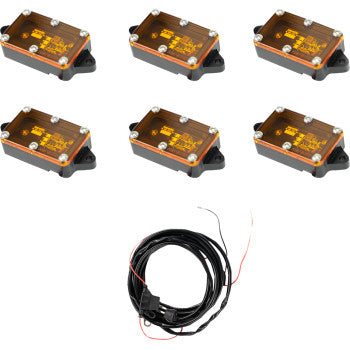 HERETIC Rock Light - Amber - 6 Pack 70024
