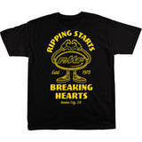 FMF Breakin Hearts T-Shirt - Black - XL SU25118909BLKXL
