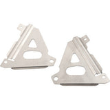 WORKS CONNECTION Radiator Brace Set - Silver - Kawasaki 18-301