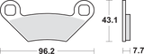 SBS Off-Road Sintered Brake Pads - Sportsman 899SI