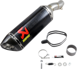 AKRAPOVIC Slip-On Line Muffler - Carbon Fiber Ninja ZX-6R 2009-2025 S-K6SO7-ZC 1811-3697