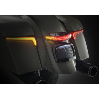 CIRO Tail Light License Plate Mnt Latitude Indian Smk Lens Blk 46454