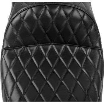 LE PERA Maverick Seat - without Backrest - Diamond Stitch - Black - FLH/FLT '23-'24 LV-957DM