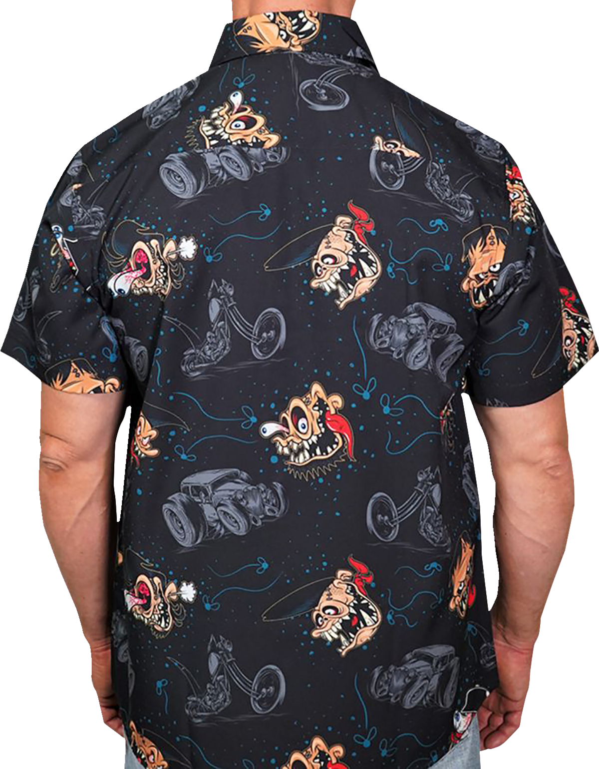 LETHAL THREAT Monster Built Shirt - Black - Large MG60130L