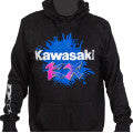 D'COR VISUALS Kawasaki Factory Sweatshirt - Black - Large 85-213-3