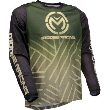 MOOSE RACING Sahara Jersey - Green/Black - XL 29107945