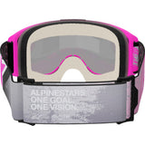 ALPINESTARS GOGGLES Goggle Vision 5 Lahnd Iron/Pink  Mirror-Sil 5100626-9284
